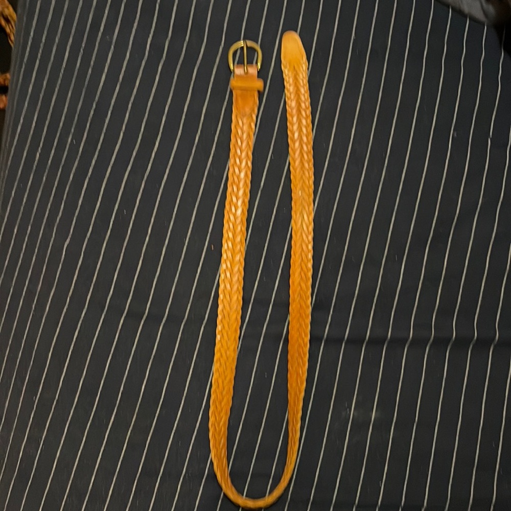 Woven Leather Belt